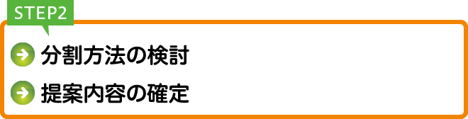 Step2.分割方法の検討、提案内容の確定